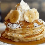 Sweet Coconut Cream Pancakes