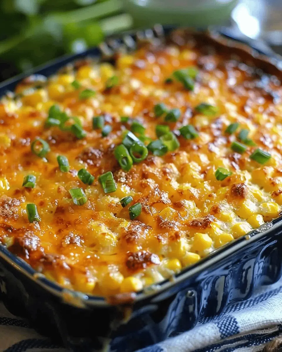Sweet Harmony Honey-Glazed Corn Casserole with Turkey Bacon Delight