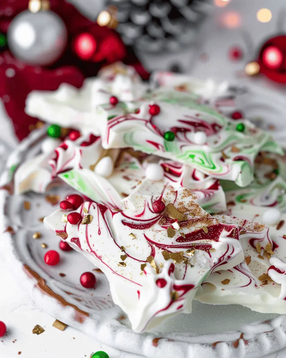 White Chocolate Christmas Bark: Easy Indulgence for the Holidays