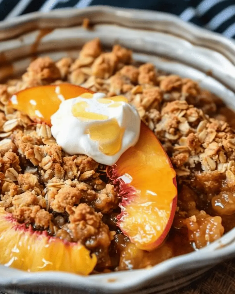 Fresh Peach Crisp Recipe: The Best Cozy Dessert You’ll Love