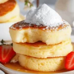 Fluffy Japanese Soufflé Pancakes