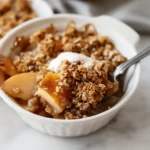 Healthy Breakfast Apple Crumble