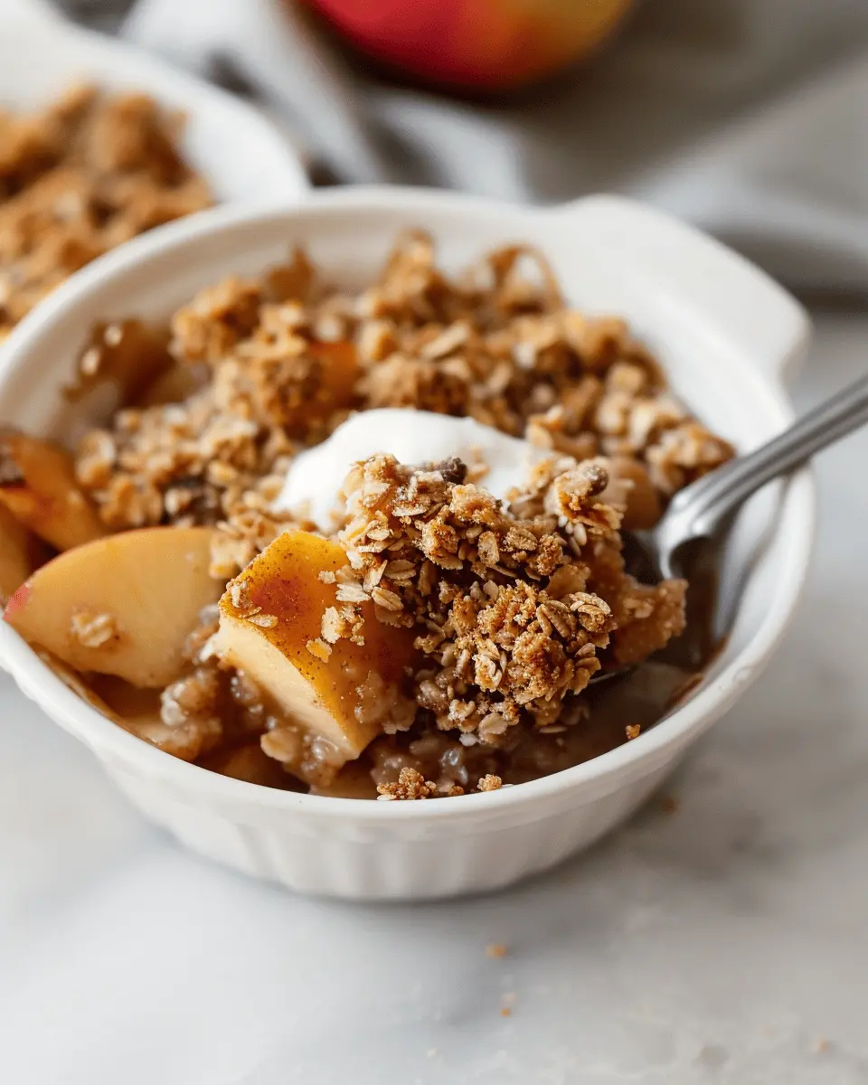 Healthy Breakfast Apple Crumble: A Delightfully Easy Start to Your Day