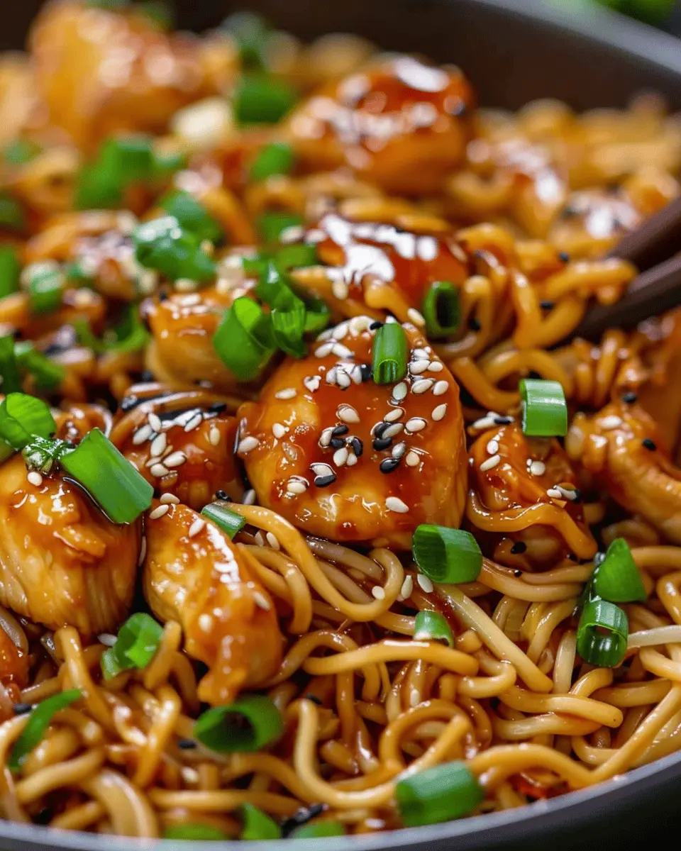 Sticky Garlic Chicken Noodles: Easy Weeknight Comfort Food