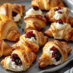 Cranberry Cream Cheese Crescent Bites