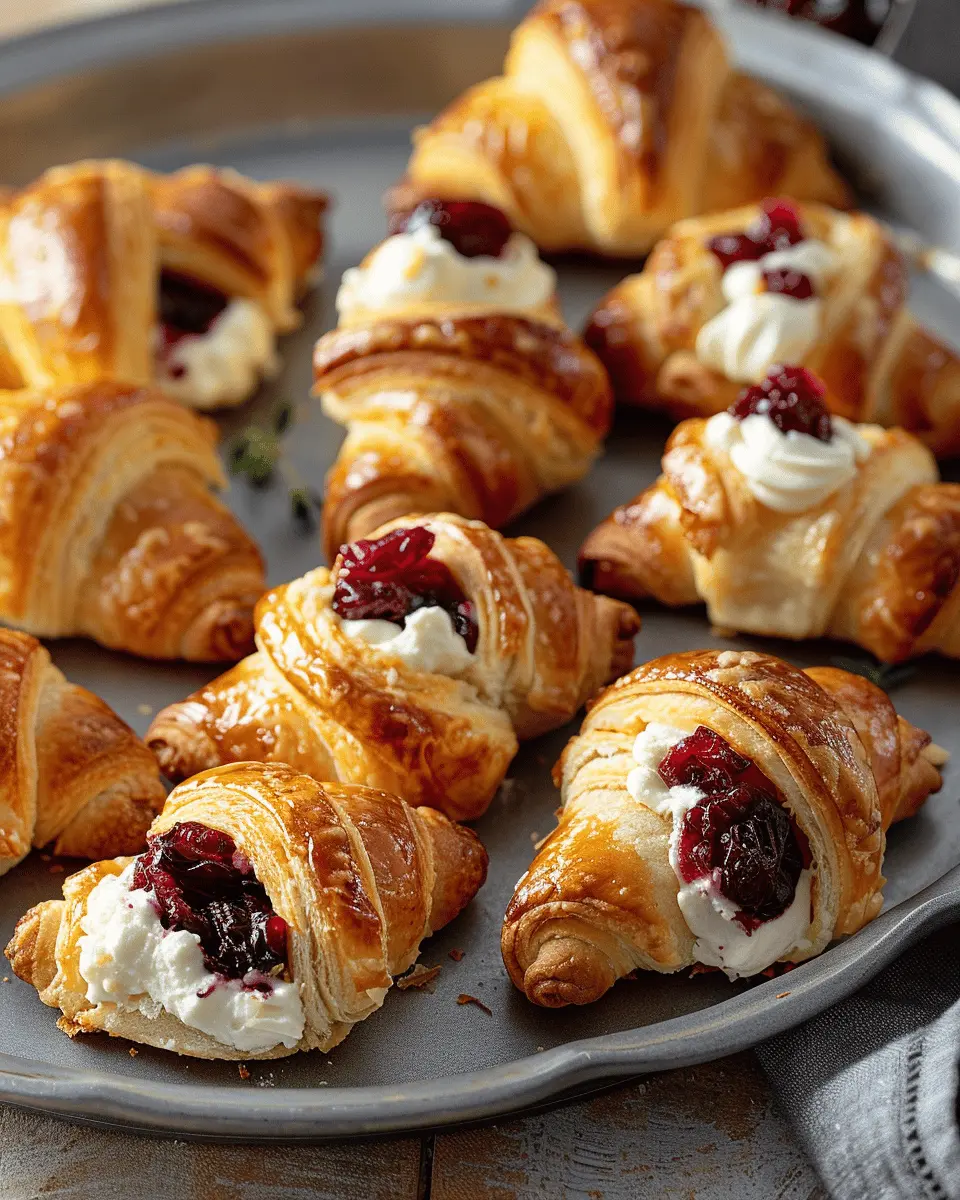 Cranberry Cream Cheese Crescent Bites: Easy Indulgence for Everyone