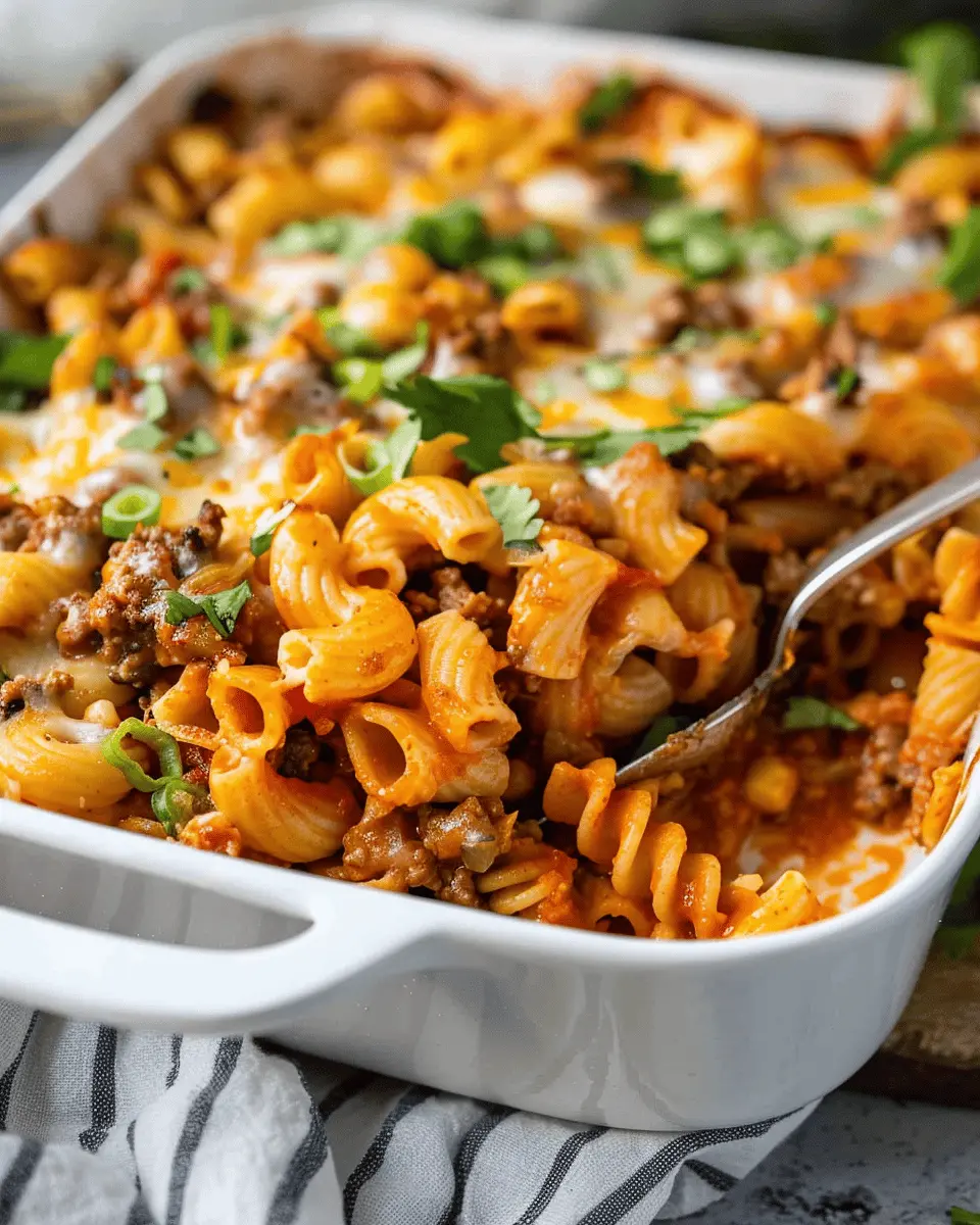 Taco Pasta Casserole: A Juicy Twist with Turkey Bacon and Chicken Ham