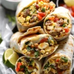 High Protein Breakfast Burrito