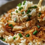 Comforting French Onion Chicken Rice