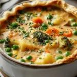 Veggie Pot Pie Soup