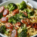 Chicken Sausage and Broccoli Orzo