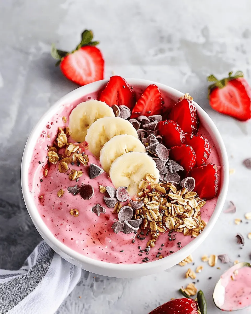 Strawberry Smoothie Bowl: Easy, Refreshing & Perfectly Creamy