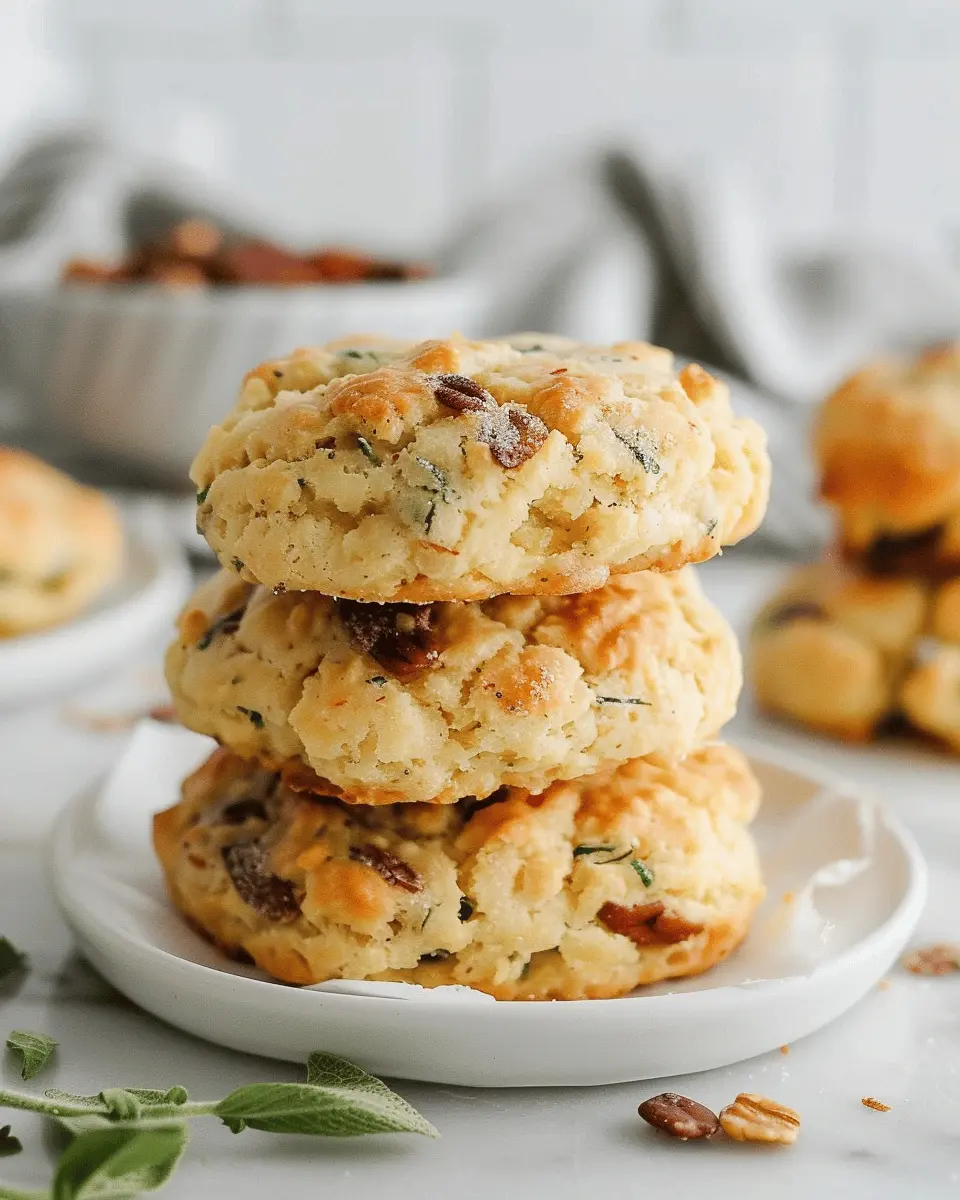 The Best Breakfast Protein Biscuits Recipe with Turkey Bacon Delight