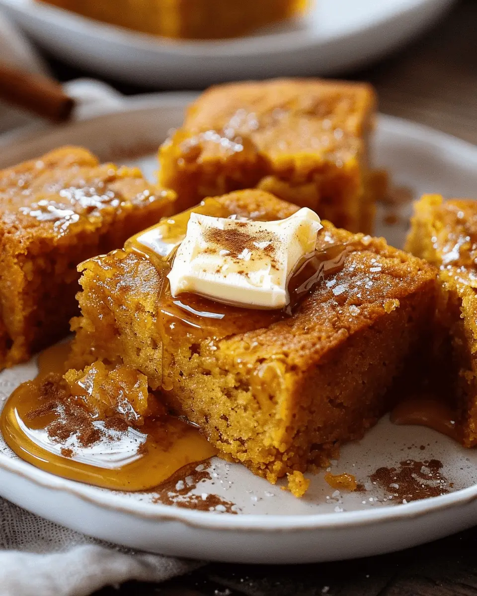 Pumpkin Cornbread with Cinnamon Honey Butter: The Best Fall Treat