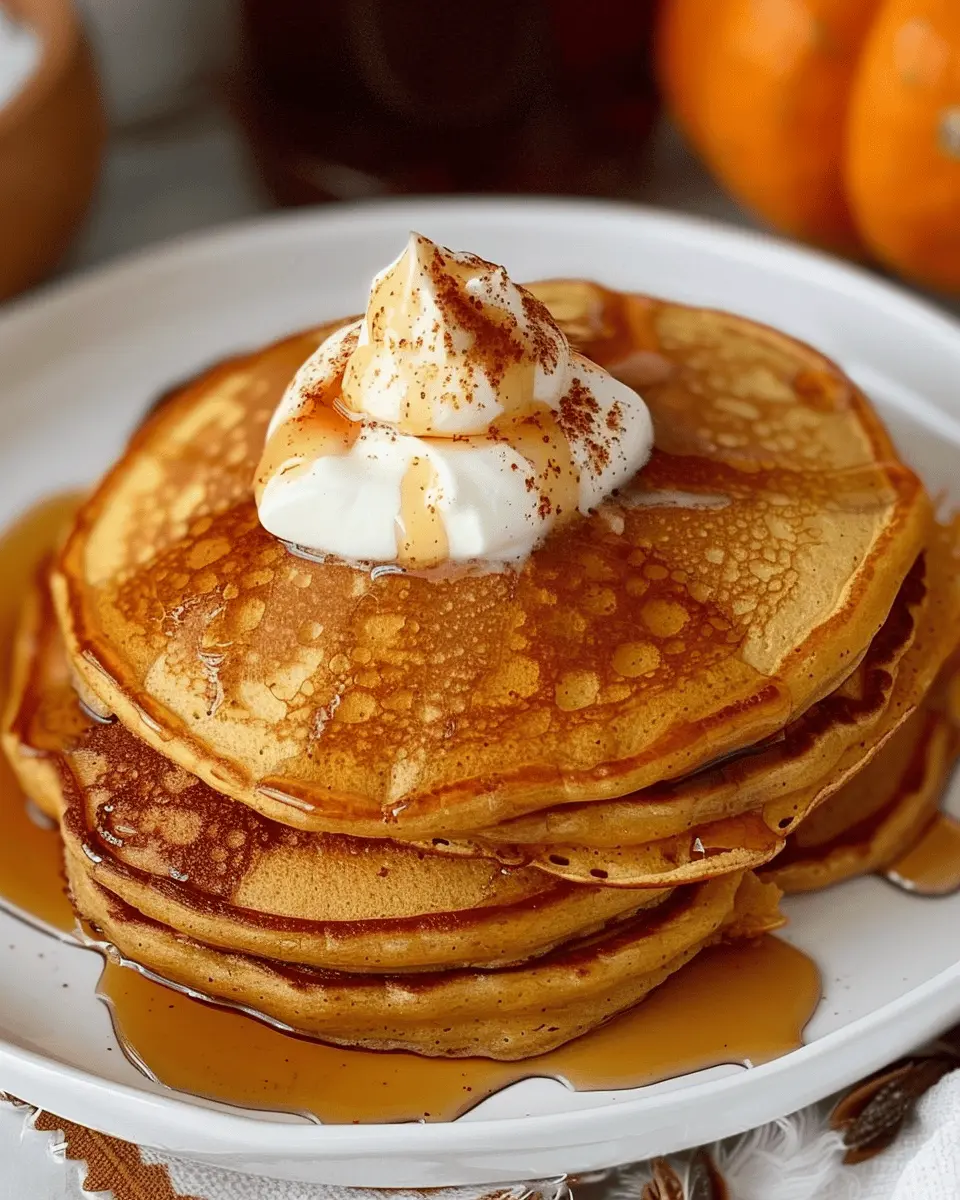 Pumpkin Greek Yogurt Pancakes: Easy, Fluffy, and Deliciously Healthy