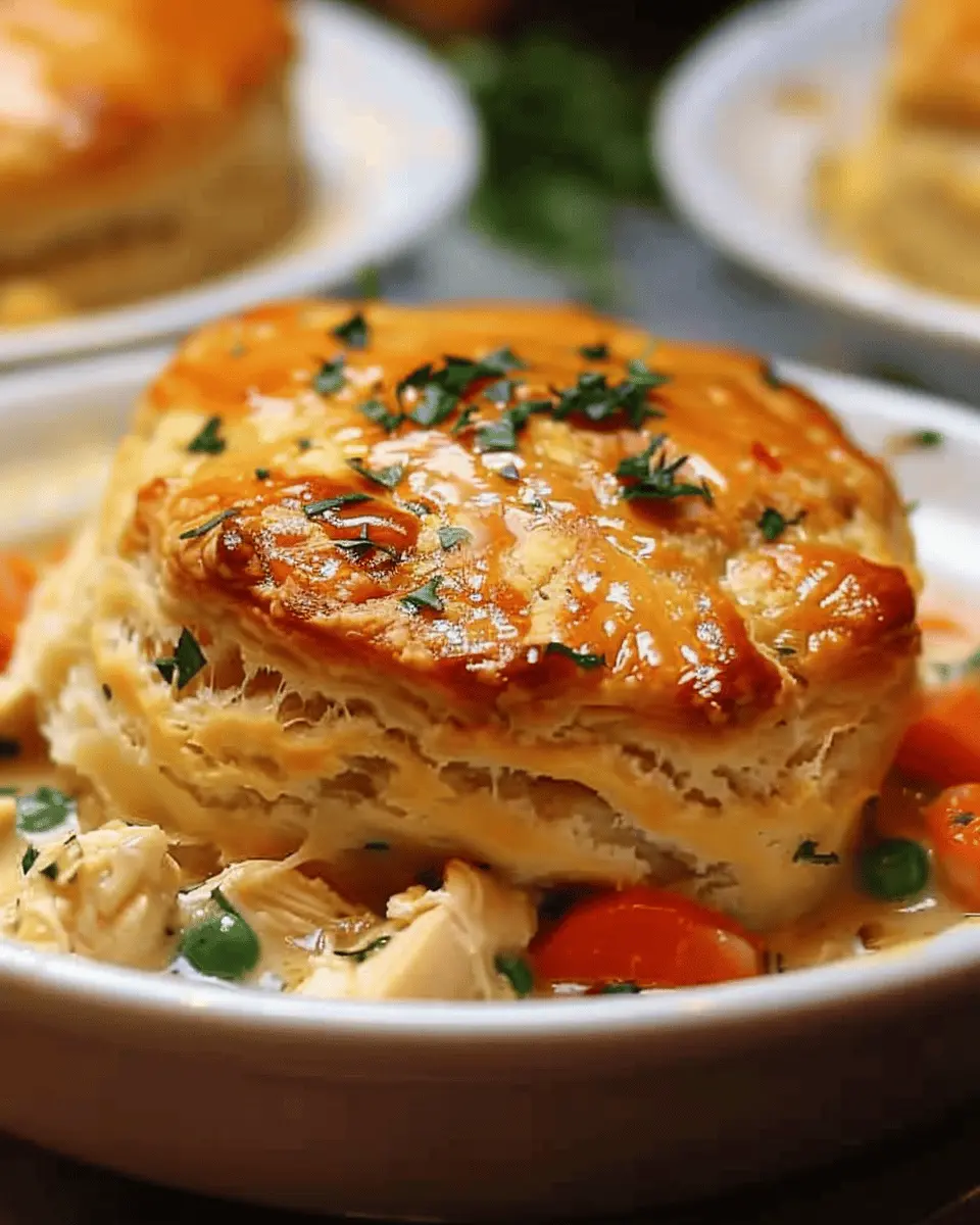 Red Lobster Biscuit Chicken Pot Pie: Easy Comfort Food Delight