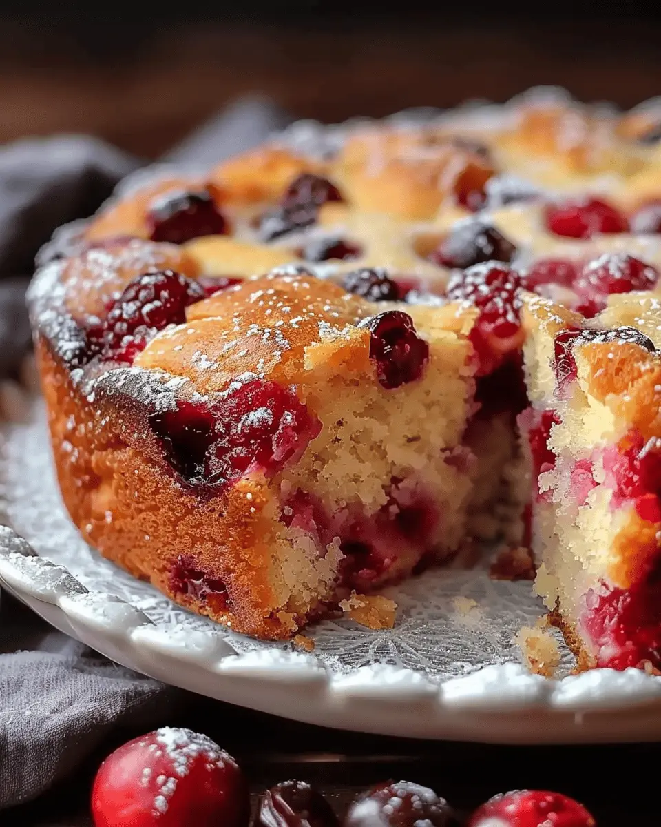 Cranberry Orange Breakfast Cake: A Bright and Easy Morning Treat