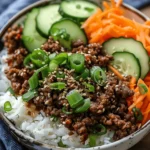 Quick & Easy Korean Ground Beef Bowl
