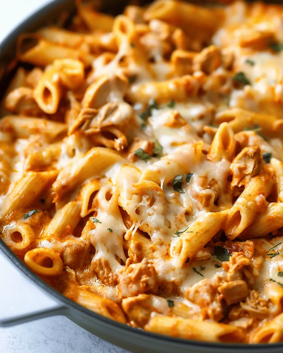 Cheesy Chicken Pasta with Turkey Bacon: A Comforting Delight