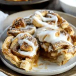 Cinnamon Roll Apple Pie