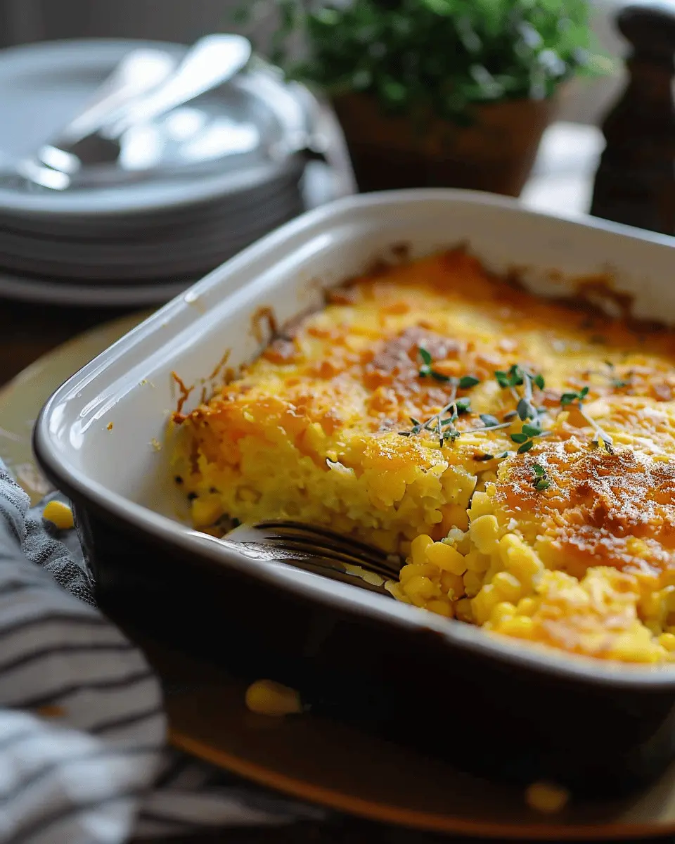 Easy Corn Pudding Casserole: A Comforting Family Favorite