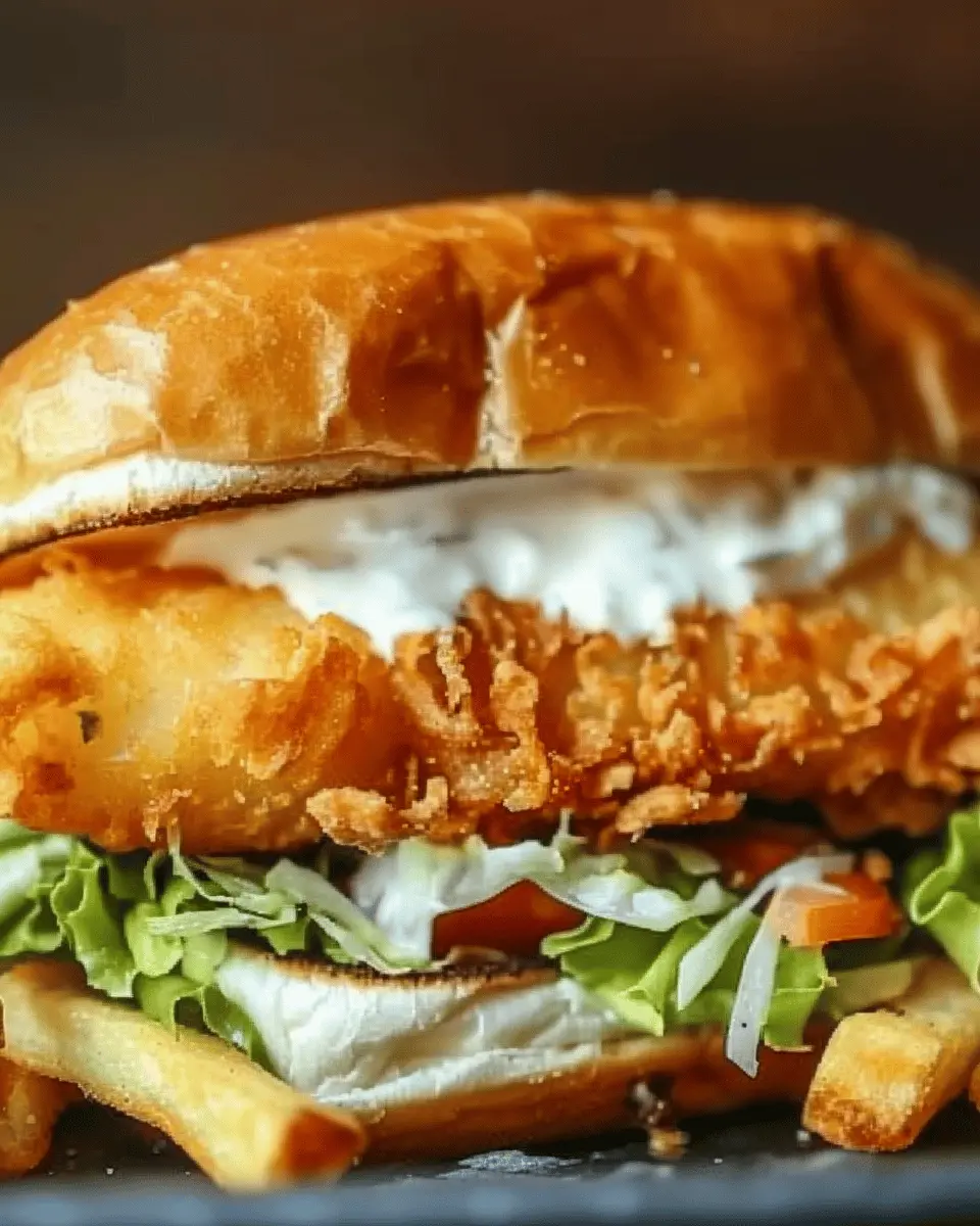 Crispy Fried Cod Sandwich: The Best Homemade Twist You’ll Love