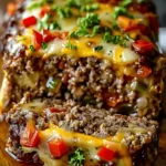 Philly Cheesesteak Meatloaf