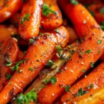 Honey Garlic Butter Roasted Carrots Recipe