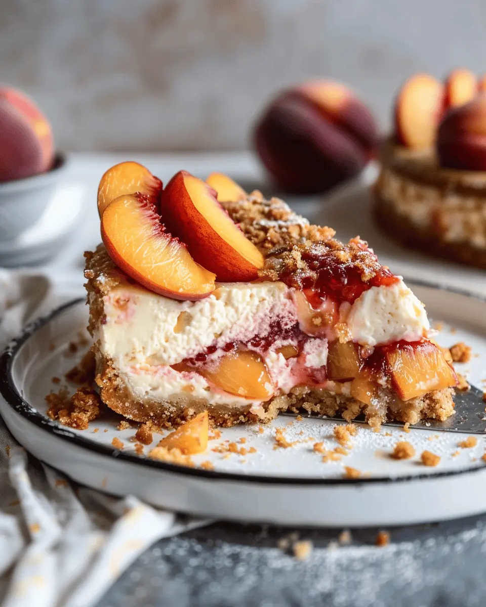 Peach Cobbler Cheesecake: The Best Indulgent Dessert Recipe