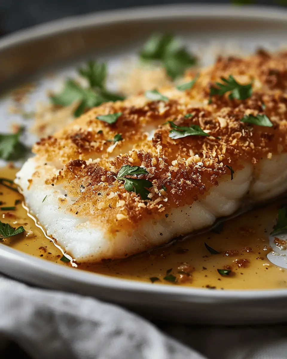 Crispy Parmesan-Crusted Cod: A Delightful Homemade Treat