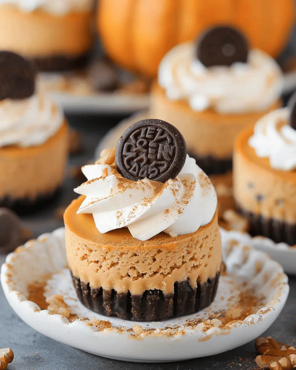 Mini Pumpkin Cheesecakes: The Best Indulgent Treat for Fall