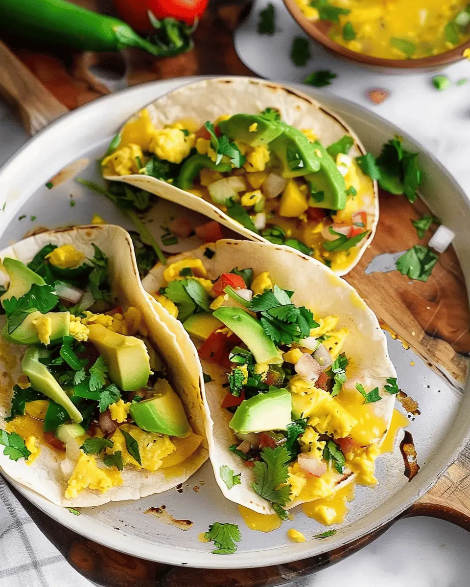 Veggie Breakfast Tacos: Easy, Flavorful, and Guilt-Free Delights