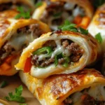 Keto Philly Cheesesteak Roll-Ups