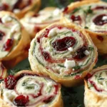 Cranberry and Feta Pinwheels