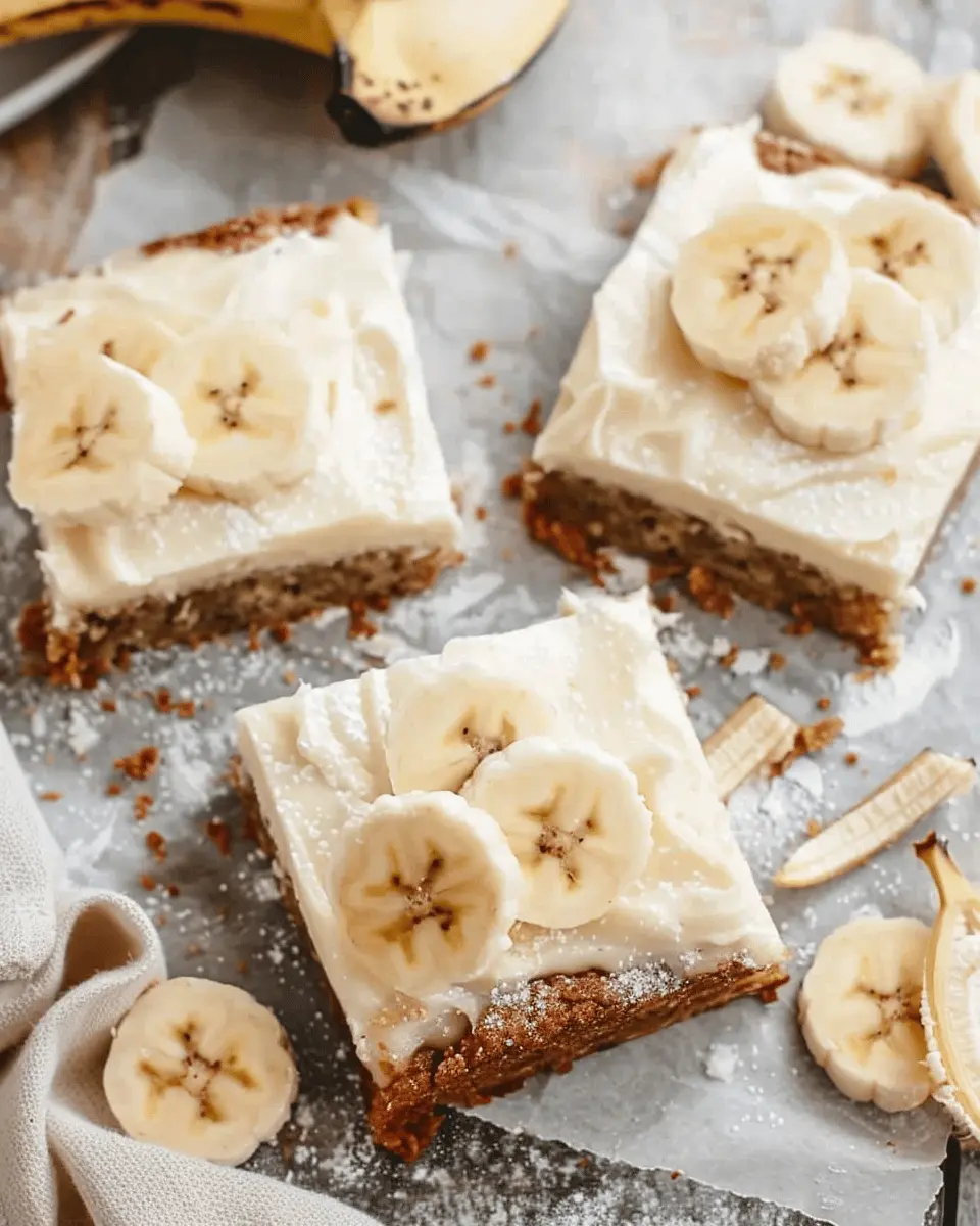 Banana Bars with Cream Cheese Frosting: The Best Homemade Treat