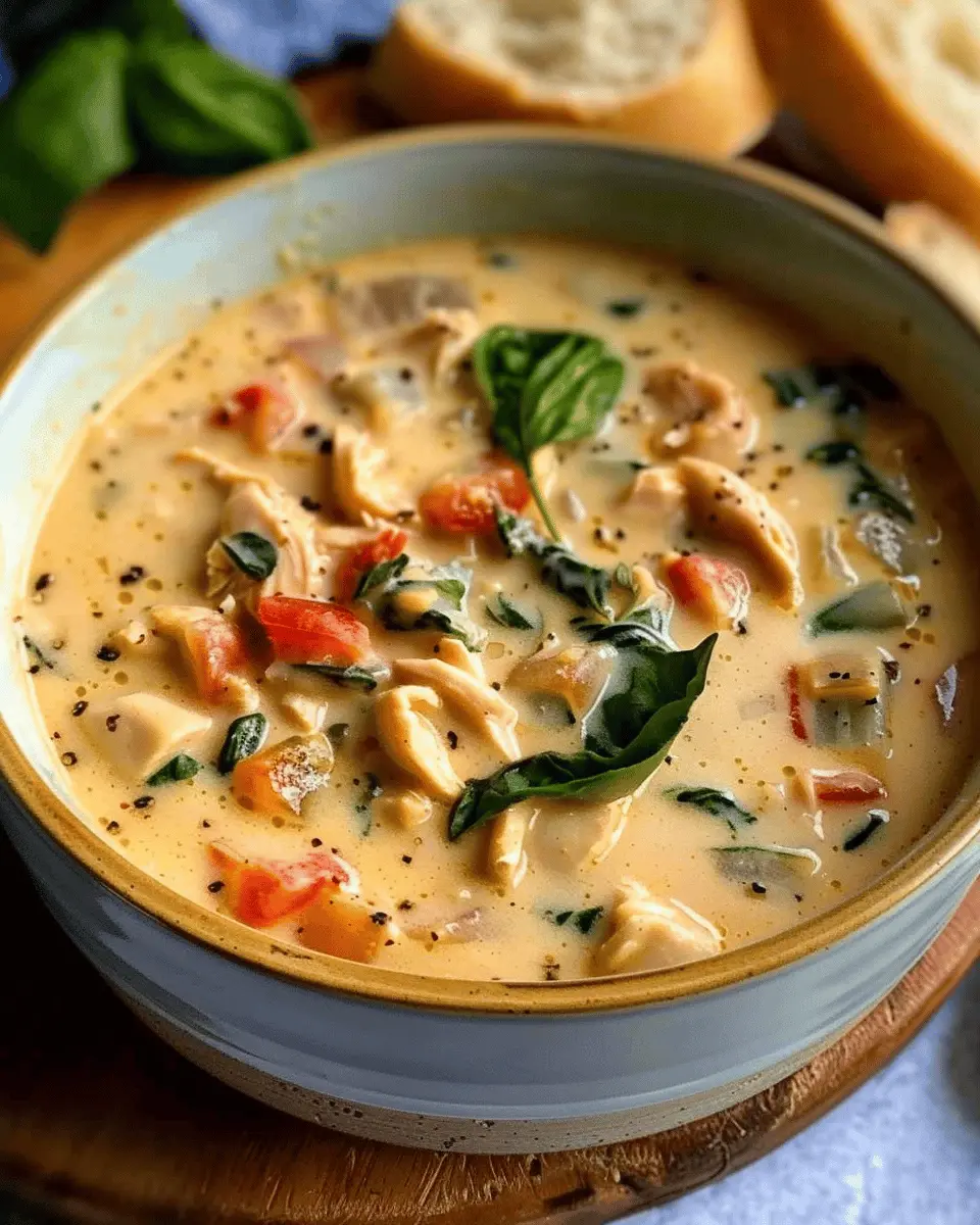 Creamy Marry Me Tuscan Chicken Soup: A Cozy Indulgence at Home