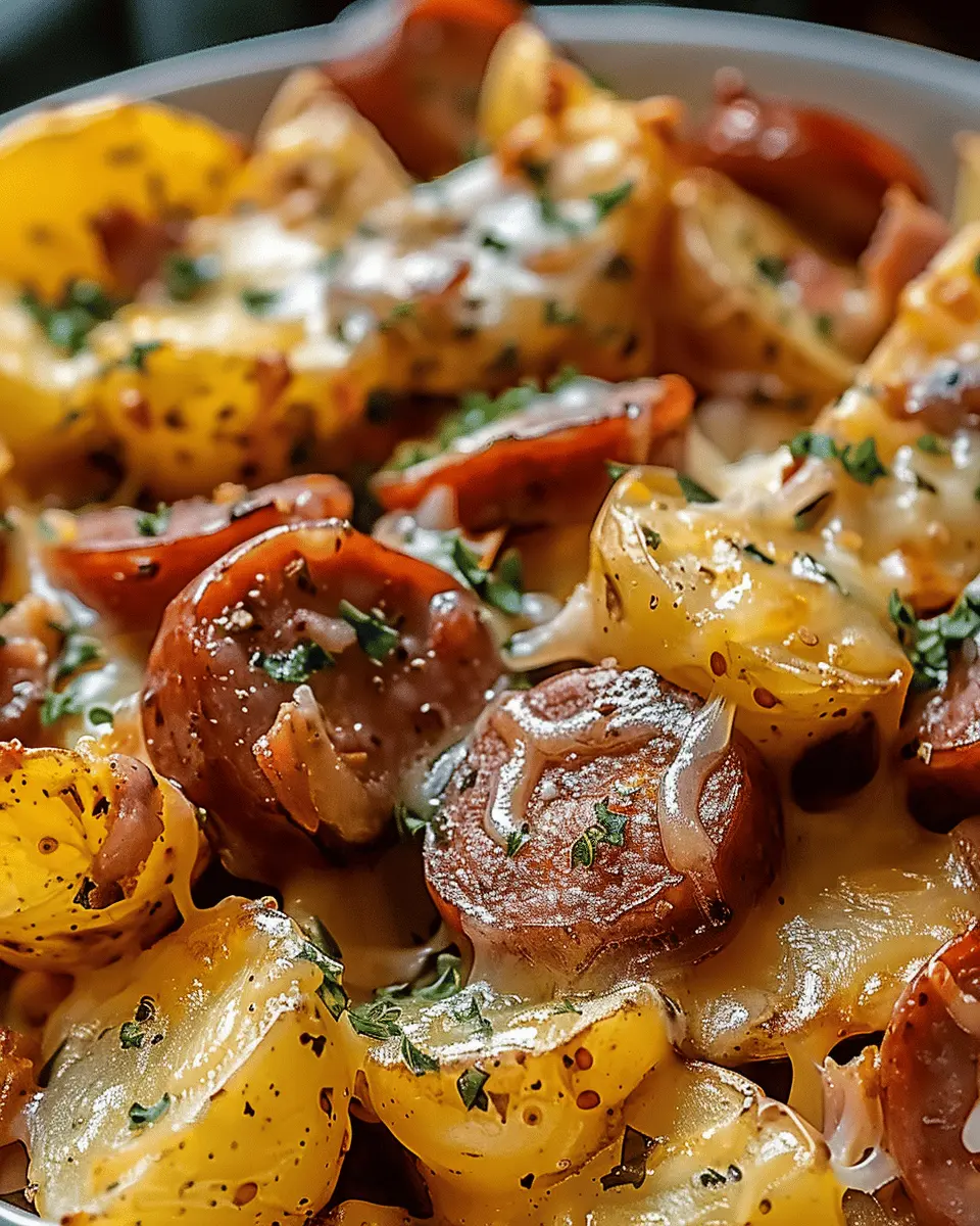 Cheesy Ranch Potatoes and Smoked Sausage for Easy Family Dinners