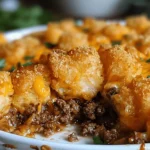 Tater Tot Casserole with Ground Beef