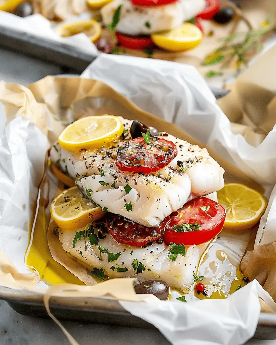 Mediterranean Cod en Papillote: Easy, Flavorful Dish for Everyone