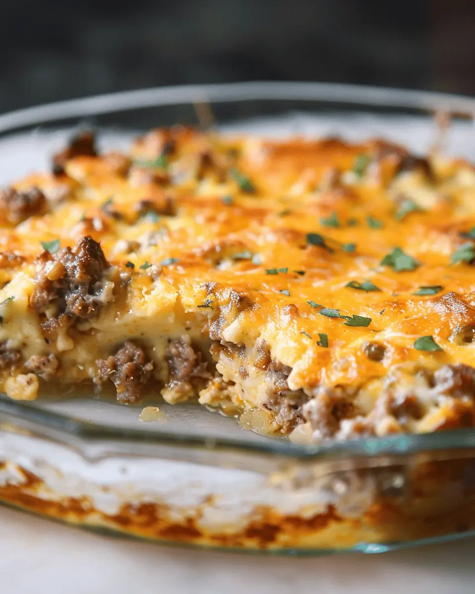 Cheesy Sausage Breakfast Casserole: Easy & Delicious Weekend Treat