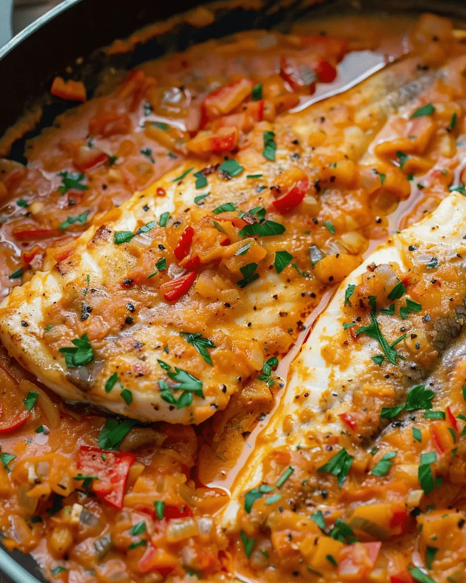 Tilapia in Roasted Pepper Sauce: A Juicy Homemade Delight
