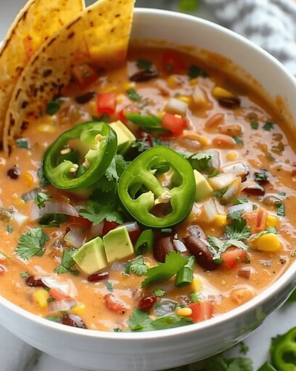 Creamy Vegetarian Tortilla Soup: A Cozy Indulgence for Everyone
