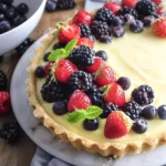 Vanilla Custard Tart with Summer Berries