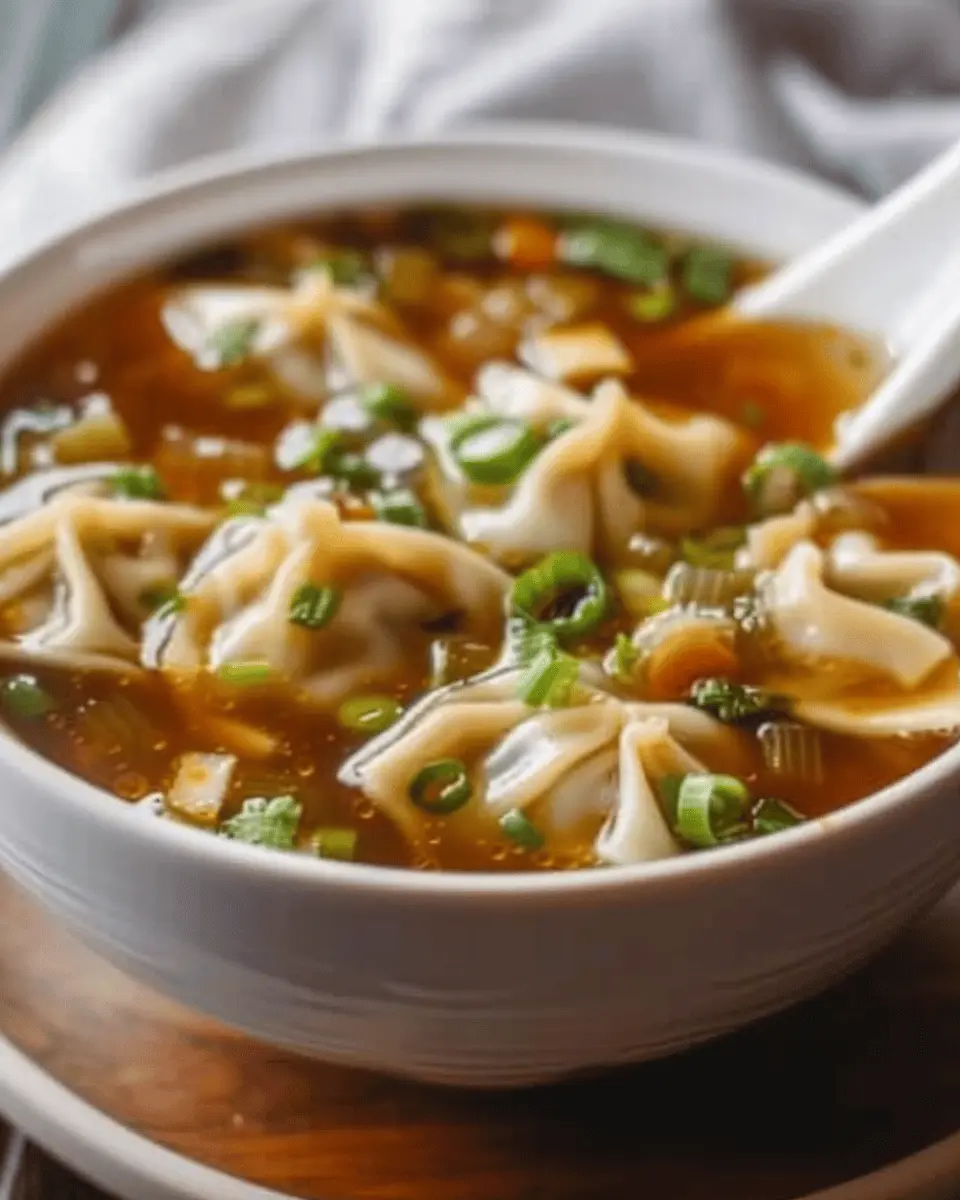 Comforting potsticker soup: Easy beef-filled delight to savor