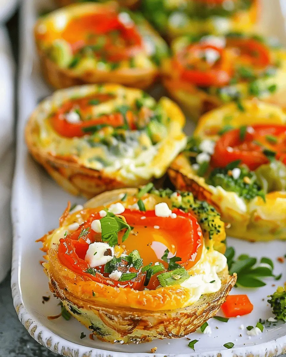 Veggie Egg Cups: Easy and Delicious Breakfast Packed with Flavor