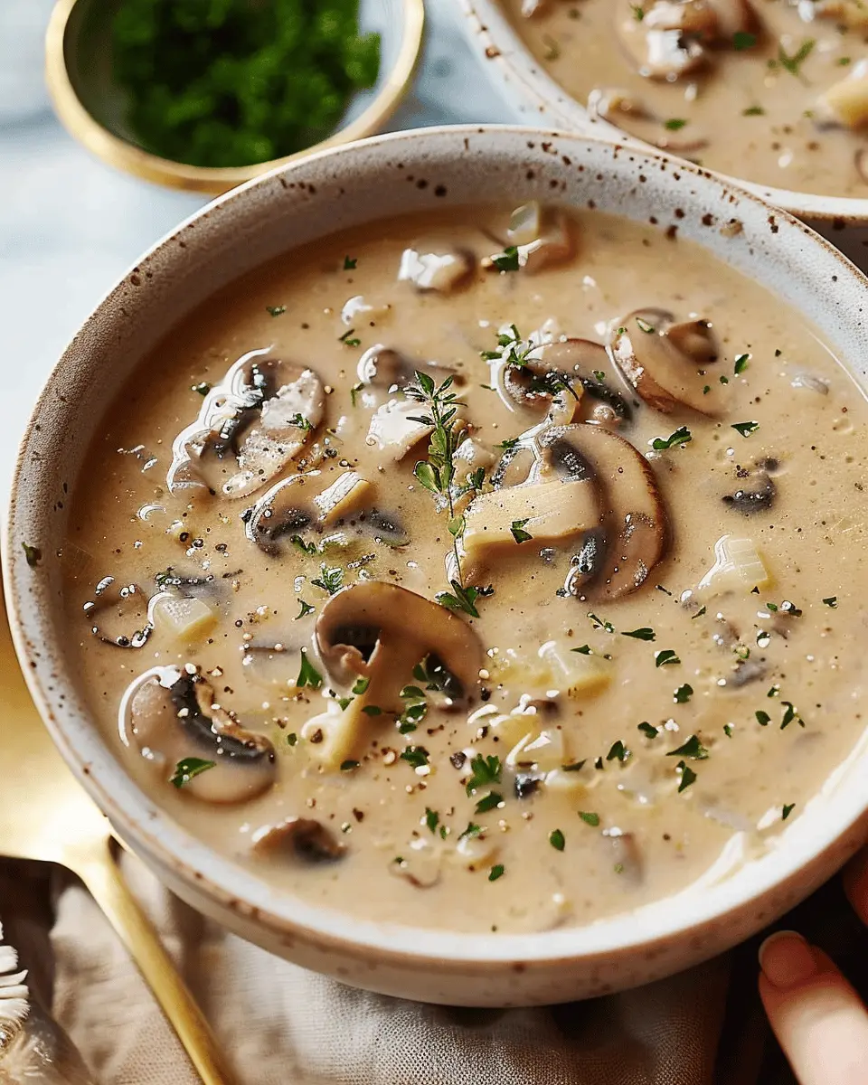 Creamy Mushroom Soup: The Best Comforting Dish You’ll Love