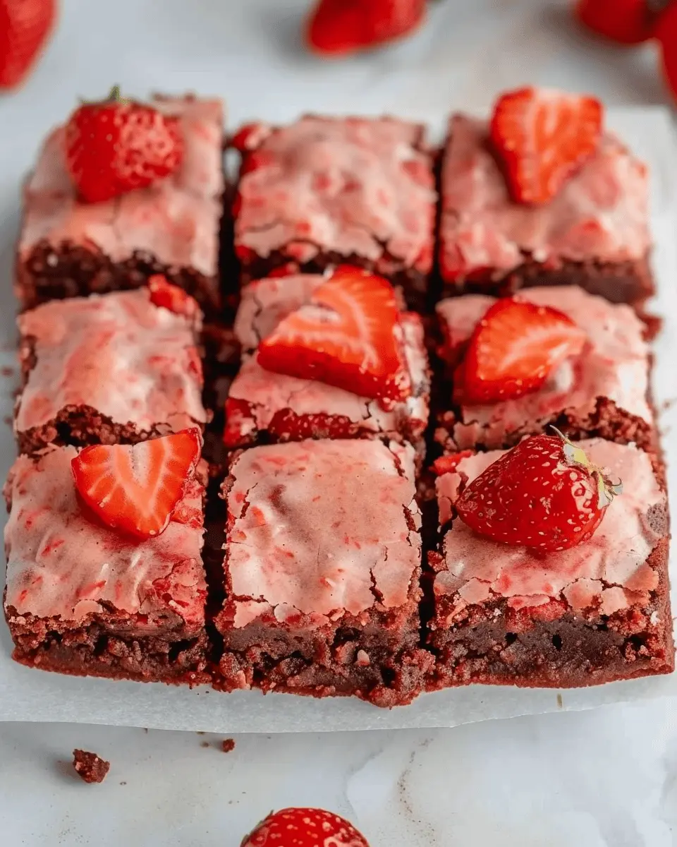 Strawberry Brownies Recipe: Indulgent Treat for Homemade Bliss