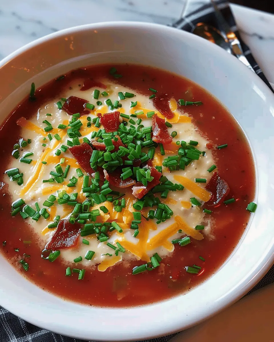 Million Dollar Soup Velvet: Indulgent Recipe with Turkey Bacon