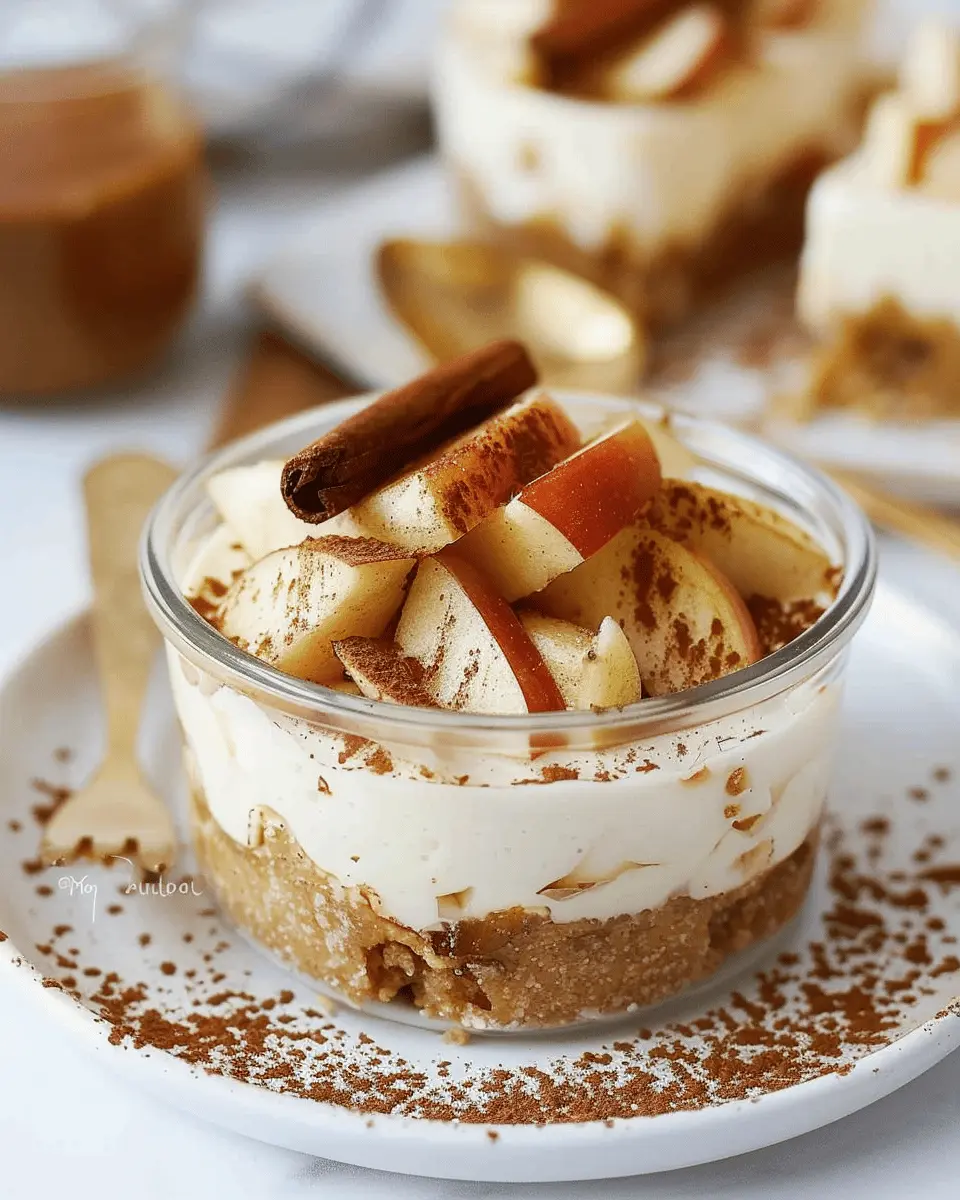 No-Bake Apple Cheesecake: An Easy Indulgence for Home Chefs