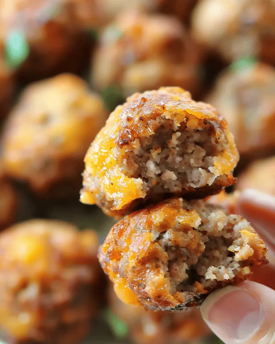 Bisquick sausage balls with turkey bacon: Easy, crowd-pleasing bites